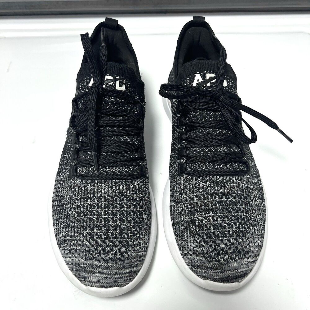 APL Techloom Breeze Sneakers Women's 8.5 Gray White Mesh Upper Athletic Shoes